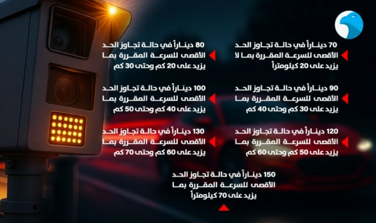 في-تعديل-على-لائحة-'المرور'…-أمر-الصلح-مع-'المتهم'-في-'تجاوز-السرعة'-بين-70-و150-ديناراً