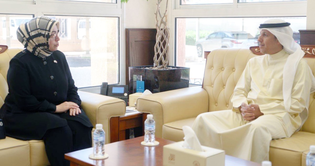 الوسمي-يبحث-مع-السفيرة-التركية-تعزيز-التعاون-وتبادل-الخبرات
