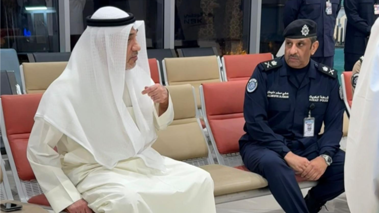 اليوسف-خلال-تفقده-مطار-الكويت:-رفع-مستوى-الجاهزية-للتعامل-مع-أي-طارئ-أمني-أو-خلل-تشغيلي-بشكل-فوري