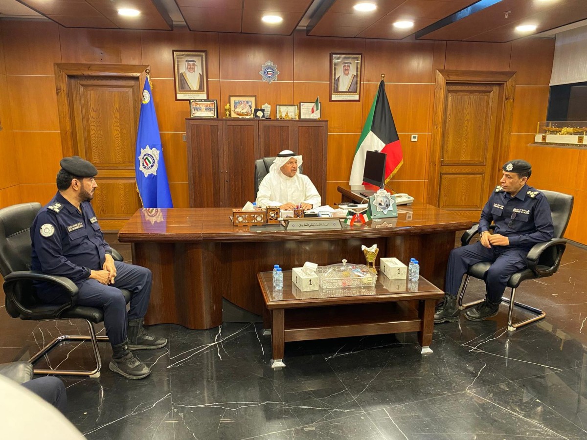 عذبي-الناصر-يتفقد-مديرية-أمن-'الفروانية'-ومخفر-خيطان-واستعداداتهما-لعطلة-العيد