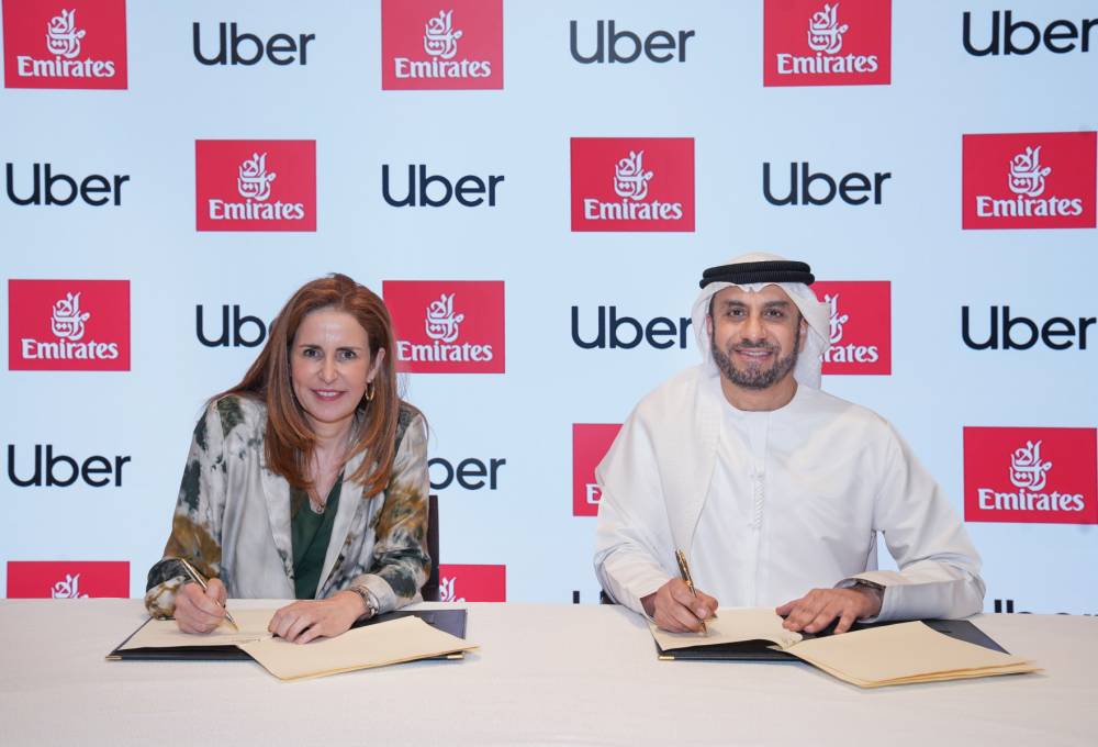 شراكة-بين-«طيران-الإمارات»-و«أوبر»-لتقديم-تجربة-تنقل-سلسة