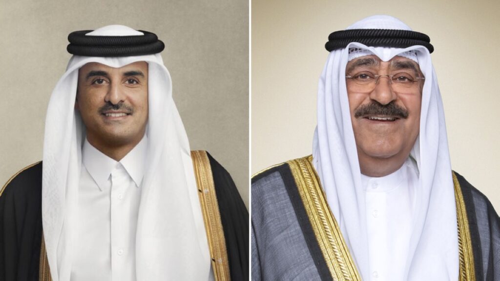 سمو-الأمير-يجري-اتصالا-هاتفيا-بأمير-دولة-قطر