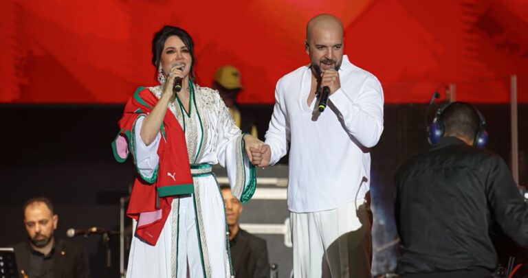 ديانا-حداد-والدوزي-'ديوتو'-على-مسرح-مهرجان-'موازين'