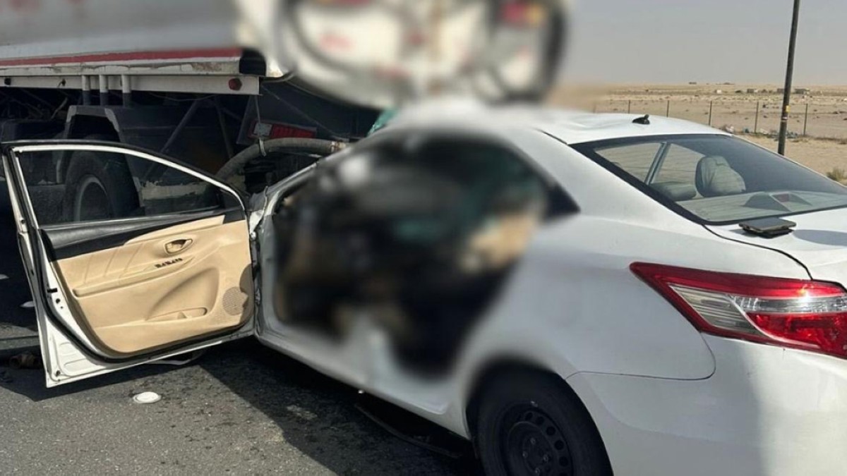 قتيلان-في-حادث-تصادم-على-طريق-الوفرة
