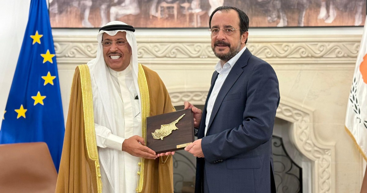 الرئيس-القبرصي-مودعاً-السفير-الخرافي:-علاقاتنا-مع-الكويت-متميزة-ونتطلع-لزيارتها