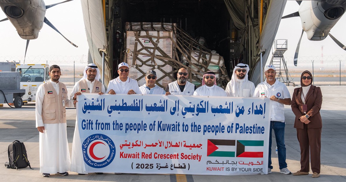 إقلاع-الطائرة-الثانية-من-الجسر-الجوي-الكويتي-الثاني-إلى-غزة