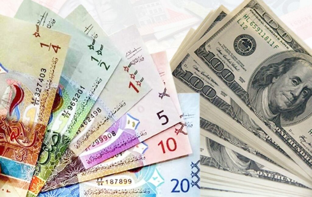 استقرار-الدولار-أمام-الدينار-وتراجع-اليورو-والإسترليني