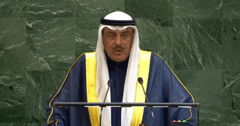 ممثل-سمو-الأمير-سمو-ولي-العهد-يلقي-كلمة-الكويت-أمام-الجمعية-العامة-للأمم-المتحدة