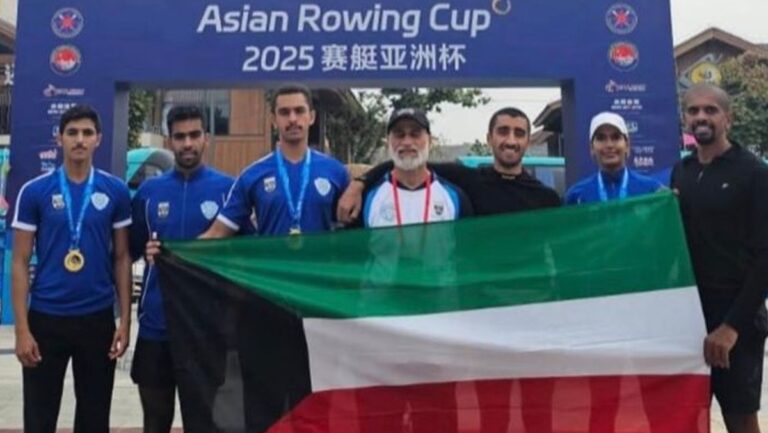 ذهبية-وثلاث-فضيات-لمنتخب-الكويت-للتجديف-في-كأس-آسيا