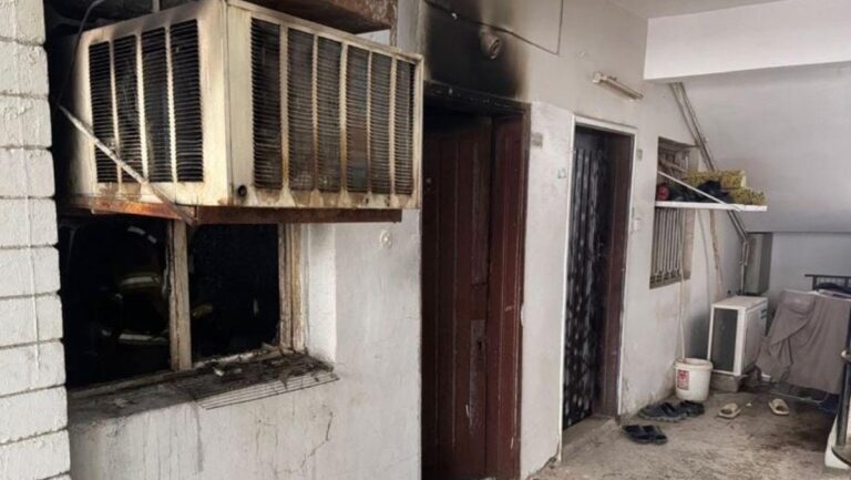 إصابة-شخص-بحريق-شقة-في-السالمية