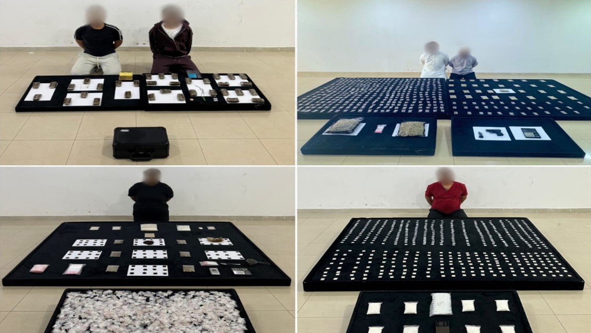 ضبط-'كوكتيل'-من-المواد-المخدرة-والمؤثرات-العقلية