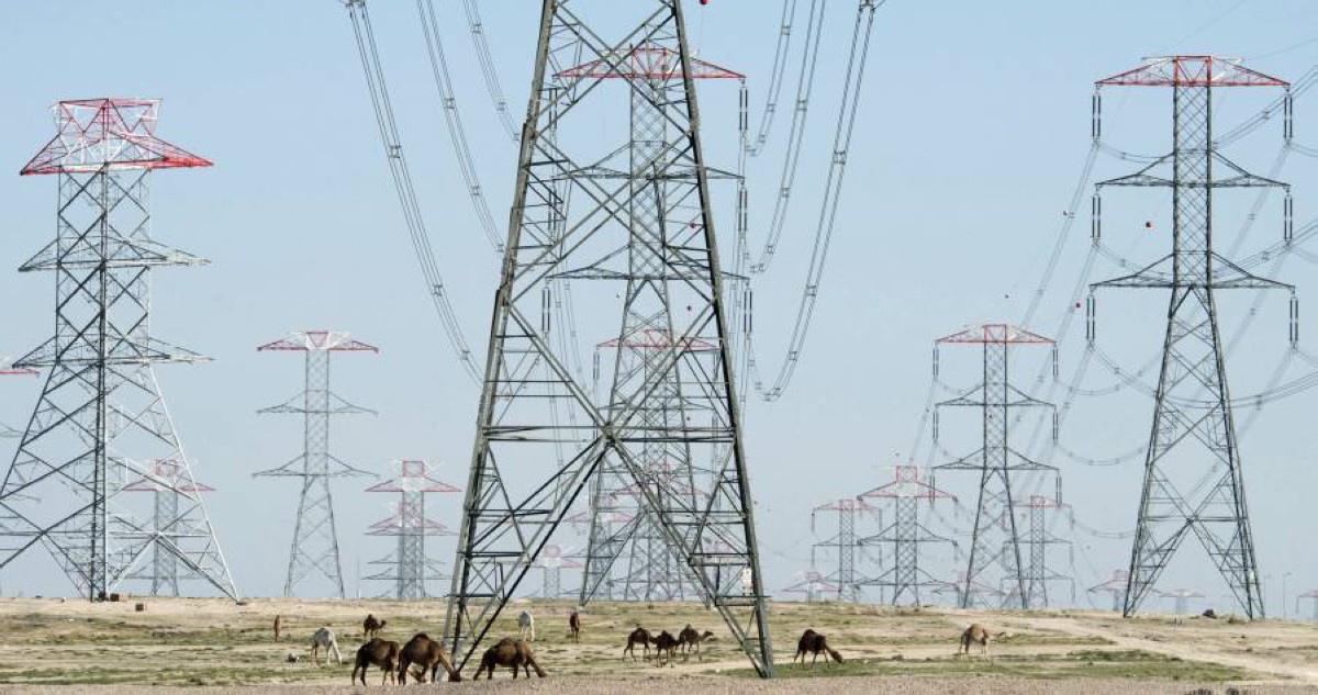 'الكهرباء'-استوردت-665-ألف-ميغاواط-من-'الربط-الخليجي'-في-أكتوبر