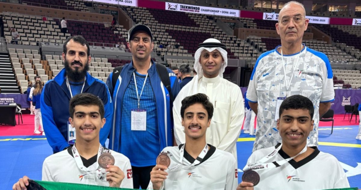 3-'برونزيات'-للكويت-في-'تايكوندو-قطر'