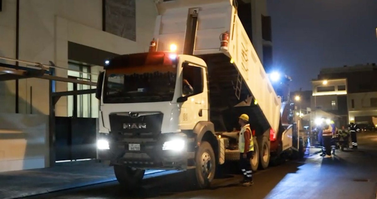 وزيرة-'الأشغال'-تفقدت-أعمال-الصيانة-الشاملة-للطرق-في-'النزهة'