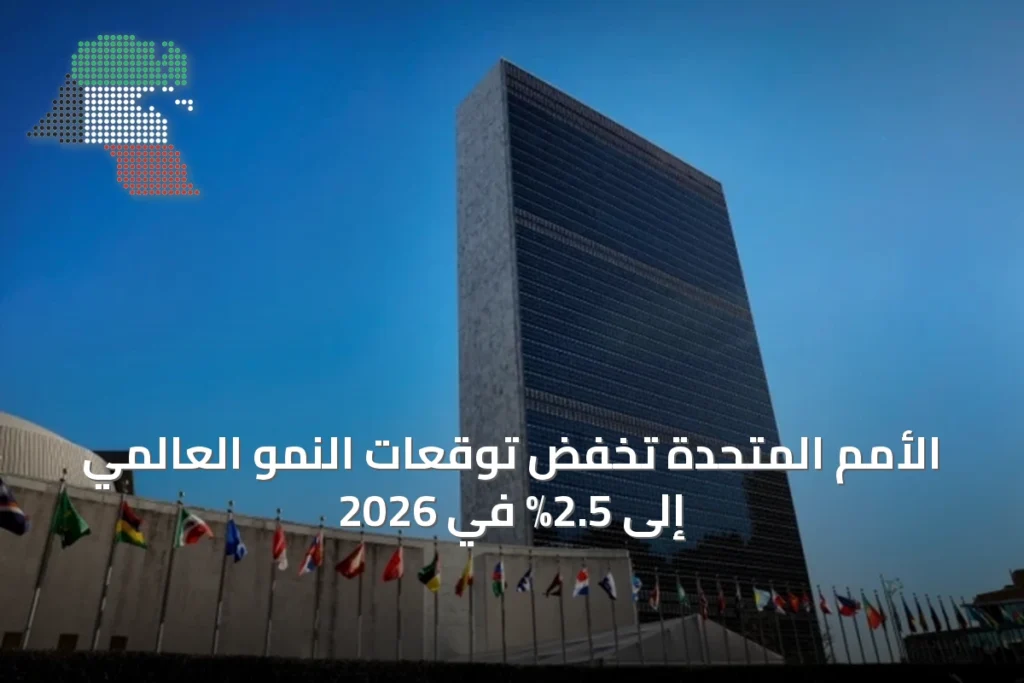 الأمم المتحدة تخفض توقعات النمو العالمي إلى 2.5% في 2026 19 الأمم المتحدة تخفض توقعات النمو العالمي إلى 2.5% في 2026
