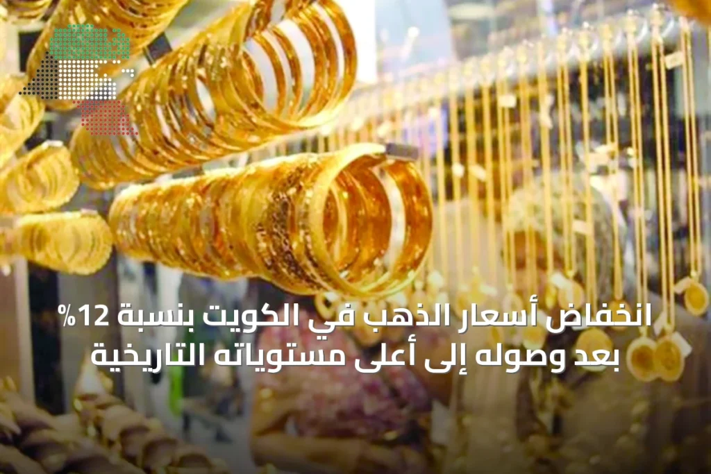 انخفاض أسعار الذهب في الكويت بنسبة 12% بعد وصوله إلى أعلى مستوياته التاريخية 3 انخفاض أسعار الذهب في الكويت بنسبة 12% بعد وصوله إلى أعلى مستوياته التاريخية