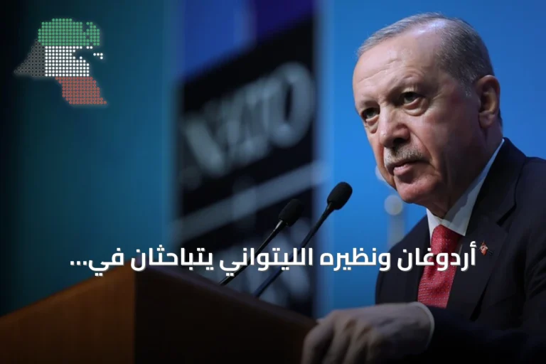 أردوغان ونظيره الليتواني يتباحثان في العلاقات الثنائية والقضايا الإقليمية