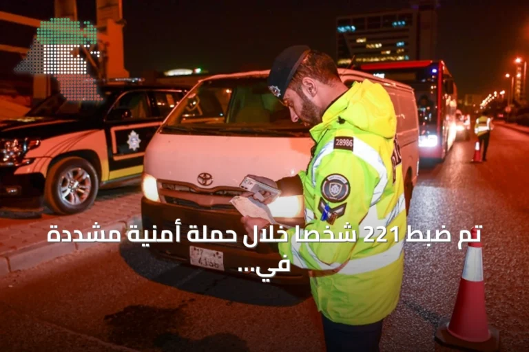 تم ضبط 221 شخصاً خلال حملة أمنية مشددة في المهبولة