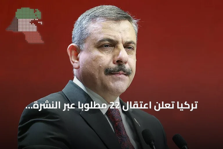 تركيا تعلن اعتقال 22 مطلوباً عبر النشرة الحمراء وتسليم 11 منها إلى أراضيها