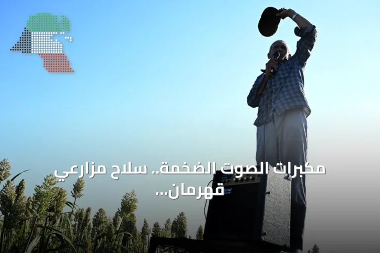 مكبرات الصوت الضخمة.. سلاح مزارعي قهرمان مرعش الجديد لطرد العصافير من حقول الدخن