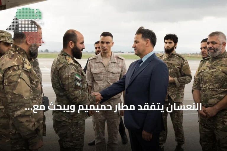 النعسان يتفقد مطار حميميم ويبحث مع المسؤولين الروس تطبيق الاتفاق السوري الروسي