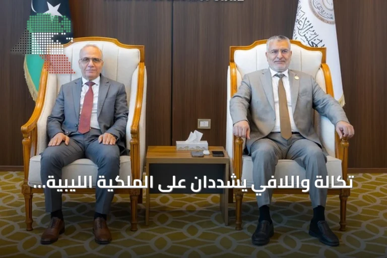 تكالة واللافي يشددان على الملكية الليبية للمسار السياسي ويؤكدان على ضرورة توحيد المؤسسات