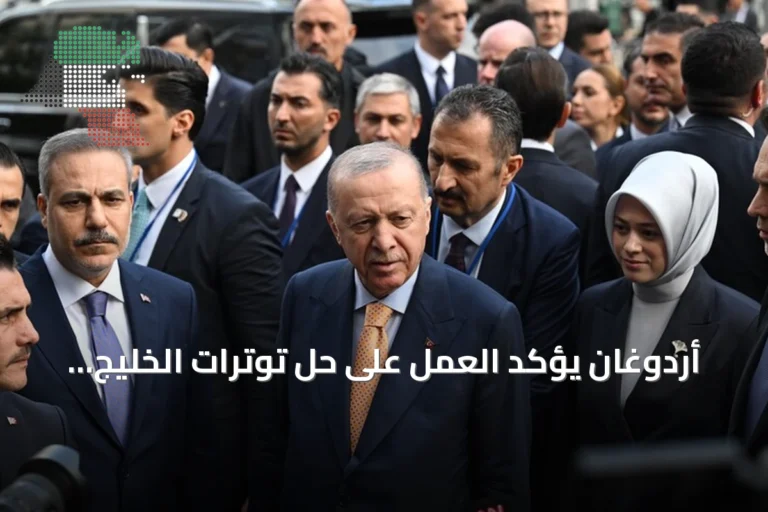 أردوغان يؤكد العمل على حل توترات الخليج في أقرب وقت ممكن
