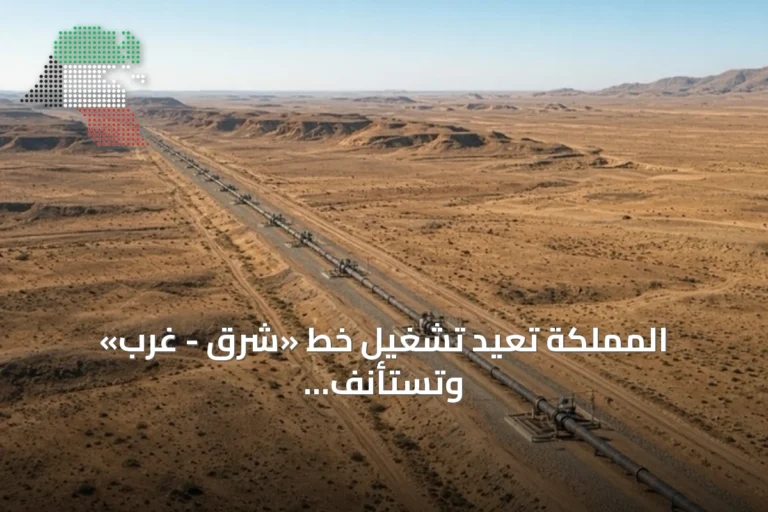 المملكة تعيد تشغيل خط «شرق – غرب» وتستأنف شحن النفط إلى الخارج