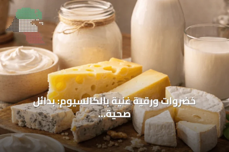 خضروات ورقية غنية بالكالسيوم: بدائل صحية للحليب