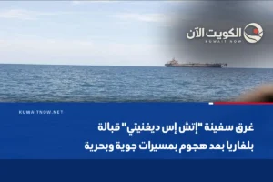 غرق سفينة “إتش إس ديغنيتي” قبالة بلغاريا بعد هجوم بمسيرات جوية وبحرية