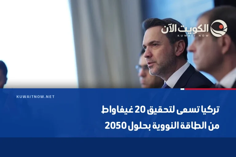 تركيا تسعى لتحقيق 20 غيغاواط من الطاقة النووية بحلول 2050
