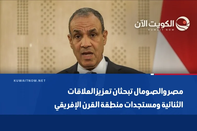 مصر والصومال تبحثان تعزيز العلاقات الثنائية ومستجدات منطقة القرن الإفريقي