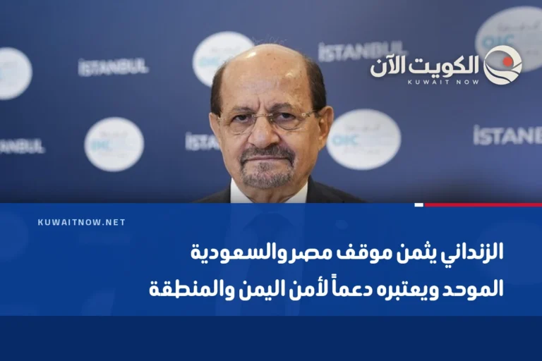 الزنداني يثمن موقف مصر والسعودية الموحد ويعتبره دعماً لأمن اليمن والمنطقة