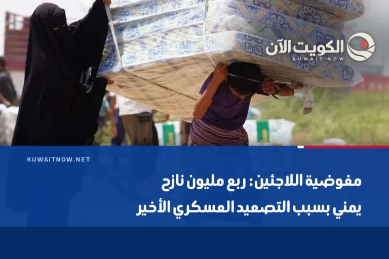 مفوضية اللاجئين: ربع مليون نازح يمني بسبب التصعيد العسكري الأخير