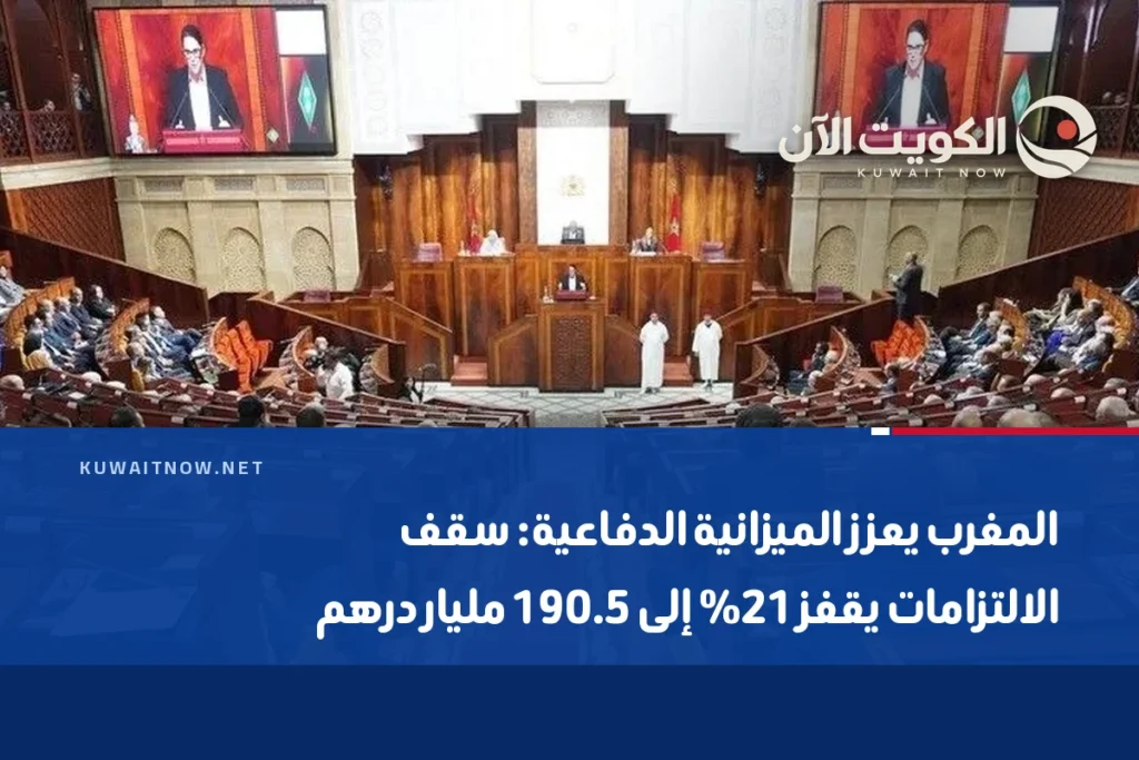 المغرب يعزز الميزانية الدفاعية: سقف الالتزامات يقفز 21% إلى 190.5 مليار درهم