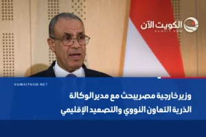 وزير خارجية مصر يبحث مع مدير الوكالة الذرية التعاون النووي والتصعيد الإقليمي