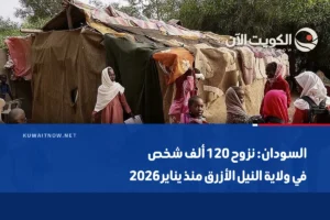 السودان: نزوح 120 ألف شخص في ولاية النيل الأزرق منذ يناير 2026